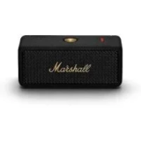 Marshall Emberton II Portable Bluetooth Speaker in Black & Brass for $92
