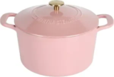 Martha Stewart Gatwick 7-Quart Enamel Cast Iron Dutch Oven (Pink) – $33.99 $34