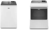 Maytag 5.3 Cu. Ft. Smart Top Load Washer & 7.4 Cu. Ft. Smart Electric Dryer Bundle – $1099.98 ($1979.98 Value)