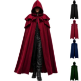 Unisex Adult Medieval Hooded Cloak Costume for $19.99