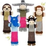 MeetYooo Crinkle & Squeaker Dog Plush Toys – $12.49 (50% Off)
