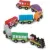 Melissa & Doug 8-Piece Wooden Train Cars Set for $9.71