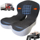 Memory Foam Chair Cushion with Ergonomic L-Shaped Design for $21.59