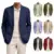 Men’s Casual Notch Lapel Suit Jacket for $18.99