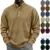 Men’s Corduroy Long Sleeve Henley Shirt for $12.99