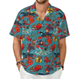 Men’s Hawaiian Short-Sleeve Button-Down Shirt – Only $0.01 (XL Size)