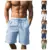 Men’s Linen Drawstring Shorts with Pockets for $9.99