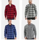 Men’s Relaxed Fit Flannel Shirts for $3.24 – Sizes XS to 3XLT Available