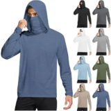 Men’s UPF 50+ Sun Hoodie with Mask for $8.99