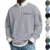 Men’s Oversized Waffle Quarter Zip Shirt for $14.99