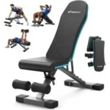 Merach Foldable Adjustable Weight Bench Now $49.99 – 72 Training Angles $69.99