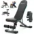 Merach Foldable Adjustable Weight Bench Now $49.99 – 72 Training Angles $69.99
