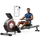 MERACH Magnetic Rowing Machine with 16 Resistance Levels for $140