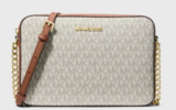 Michael Kors Jet Set Large Printed Logo Crossbody Bag – Vanilla $47.20