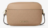 Michael Kors Jet Set Small Signature Logo Camera Crossbody Bag for $44 $44.00