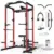 Mikolo 1200lb Power Cage Rack with LAT Pulldown System for $275.49