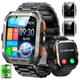 Military Smart Watch with Built-in GPS, ChatGPT AI, and LED Flashlight – $45.99 ($229.95 Value)