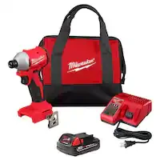 Milwaukee M18 18-Volt Li-Ion Compact 1/4 in. Impact Driver Kit for $129.00