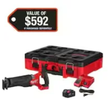 Milwaukee M18 FUEL 18V Reciprocating Saw with Packout Tool-Box for $249.00