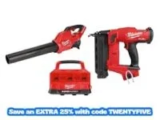 Milwaukee Tools and Accessories Sale: Up to 60% Off with Extra 25% Off Code, Prices from $28 $225.00