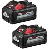Milwaukee M18 Redlithium High Output 2-Pack Battery for $155.69