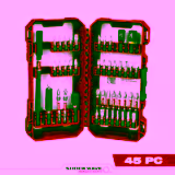 MILWAUKEE SHOCKWAVE Impact Duty 45-Piece Screwdriver Bit Set for $19.97