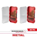 Milwaukee SHOCKWAVE 30-Piece Titanium Drill Bit Set for $29.16