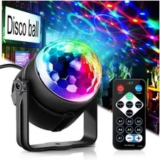 Mini Disco Ball Party Light with Remote Control for $8.99