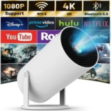 Mini Projector with WiFi 6 and Bluetooth – 4K 1080P, Now $18.49