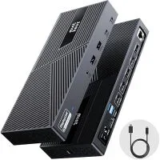 Minthouz 14-in-1 Triple Monitor Docking Station Now $129.88
