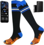 Minthouz Rechargeable Electric Heated Socks with App Control for $9.94