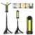 Mlogiroa Cordless 3 Page Head Rechargeable Camping Light with Stand for $19