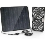 Moajerry 30W Dual Solar Fan with Panel for $27.32