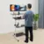 Adjustable Height Mobile Standing Desk Cart for Laptops – $207.05