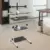 Adjustable Mobile Standing Desk – Now $178.17 (49% Off)