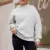 Mock Neck Fleece Oversized Pullover Sweatshirt for $11.99