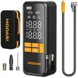 Modari 160PSI Portable Tire Inflator with 7800mAh Battery for $14.99