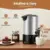30-Cup Modern Coffee Percolator – 5.2L Capacity for $39.94