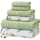 Modern Threads 100% Cotton Bath Towel Set (6-Piece) for $19.99