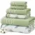Modern Threads 100% Cotton Bath Towel Set (6-Piece) for $19.99
