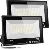 Monococo 120W Outdoor Flood Light (2-Pack) for $39.59