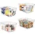 4-Pack Moonedge Small Clear Plastic Storage Bins for $20.99