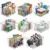 MOONEDGE 8-Pack Large Clear Plastic Storage Bins for $35.99