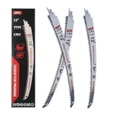 Moretopgood 12 Inch Reciprocating Saw Blades 3-Pack for $11.36