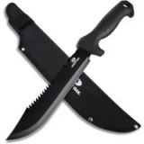 Mossy Oak 16″ Heavy Duty Machete with Saw and Sheath for $15.99