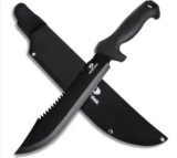 Mossy Oak 16″ Heavy Duty Machete with Saw and Sheath for $15
