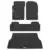 Motor Trend FlexTough Heavy Duty Black Rubber Car Floor Mats Set for $31.47