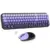 Mowux Retro Compact Wireless Keyboard and Optical Mouse for $15