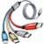 Mpatiby 4-in-1 5ft Multi Charging Cable with 3 USB-C and 1 Lightning for $5.21