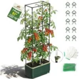 Mqhuayu 51″ Self Watering Planter Box with Trellis for $20.99